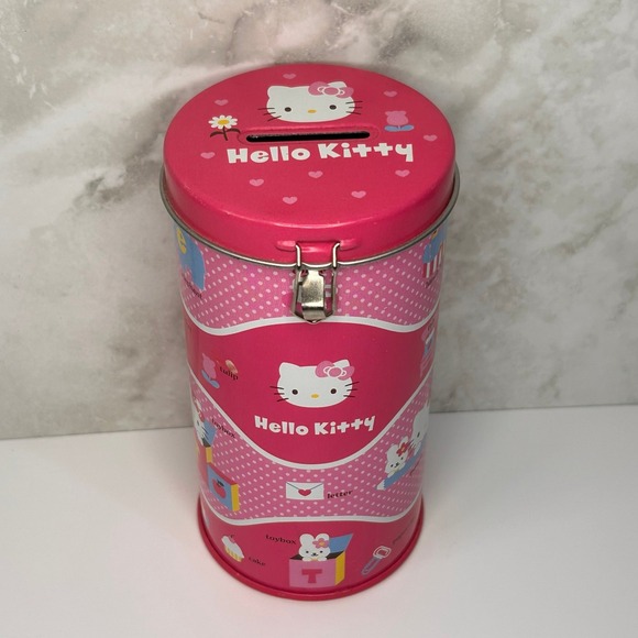 Hello Kitty Other - hello kitty 2009 small tin coin bank